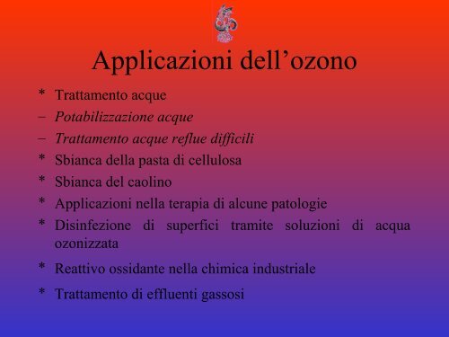 Parametri delle celle ozonogene - Valeri Consulenza Industriale