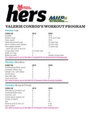 valerie conrod's workout program - Muscle and Fitness Hers
