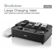 Large Charging Valet - Brookstone