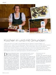 Kochen in und mit Gmunden - Gmundner Milch
