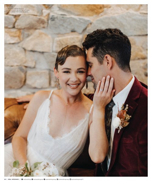 Real Weddings Magazine's Sustainable Beauty-A Decor Inspiration Shoot: Get to Know Our Real Couple Models: Beth + Kelvin