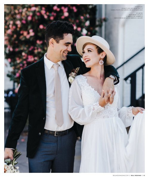 Real Weddings Magazine's Sustainable Beauty-A Decor Inspiration Shoot: Get to Know Our Real Couple Models: Beth + Kelvin