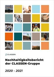 Nachhaltigkeitsbericht der CLASSEN Gruppe (DE)