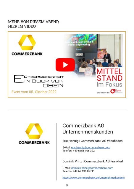 BVMW Connect VOR ORT | Commerzbank AG