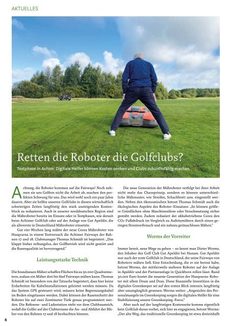 WESERGOLF Herbst 2022