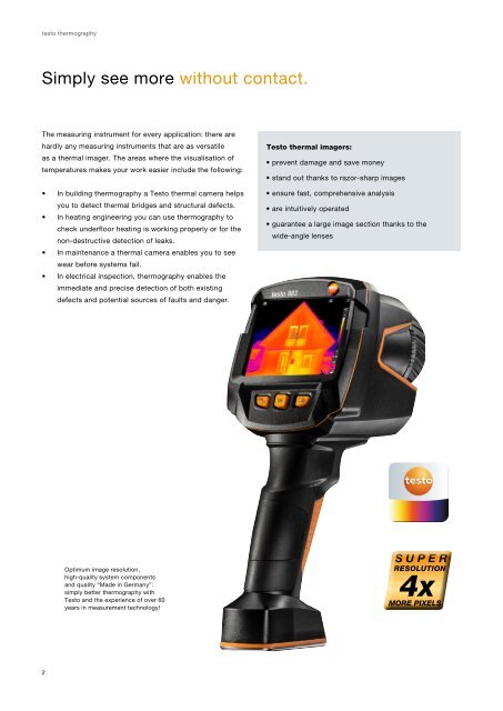 Testo UK - Thermal Imaging Brochure (Oct)