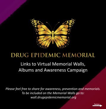 Links to Virtual Memorial Walls, Albums, and Awareness Campaign