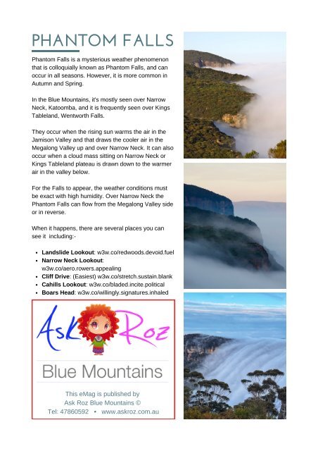 Blue Mountains Experiences