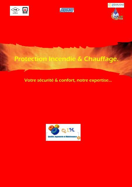 Plaquette de présentation - QIM Protection - Securite - incendie