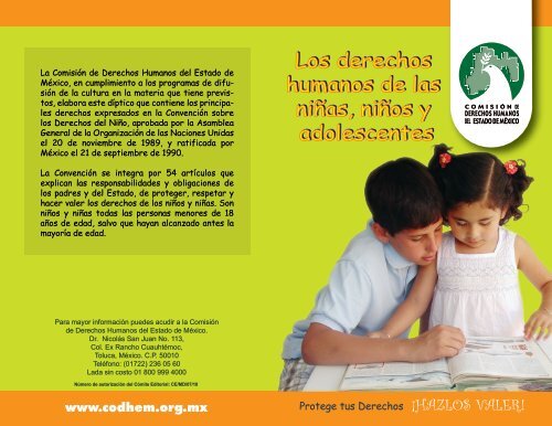 Los derechos humanos de las niñas, niños y - codhem