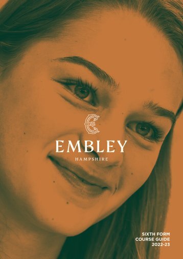 Embley Sixth Form Course Guide