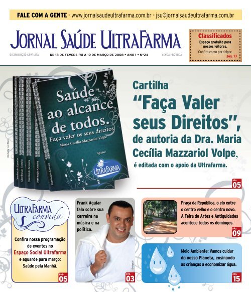 “Faça Valer seus Direitos”, - Jornal Saúde UltraFarma