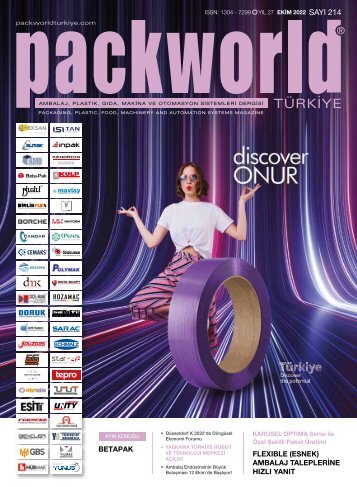 PACKWORLD TÜRKİYE DERGİSİ 214. EKİM SAYISI