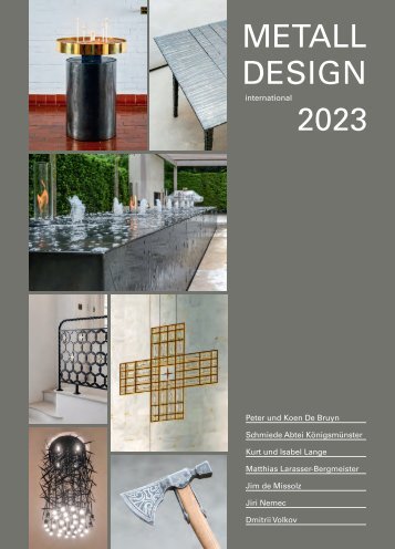 Metalldesign Jahrbuch 2023 - Vorschau