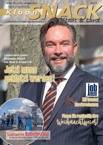 Holsteiner KlöönSNACK - Ausgabe Kiel / Eckernförde - Oktober 2022