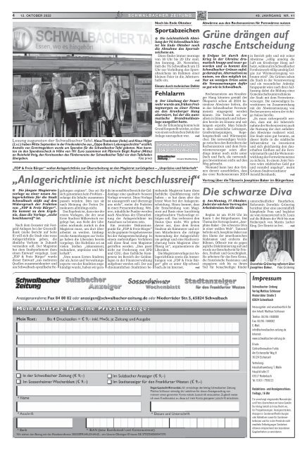 Schwalbacher Zeitung