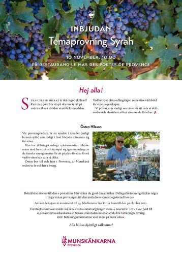 Inbjudan Östen Nilsson_Syrah