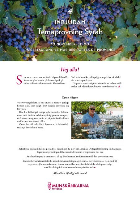 Inbjudan Östen Nilsson_Syrah