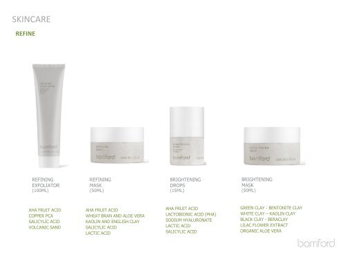 BAMFORD PRODUCT RANGES