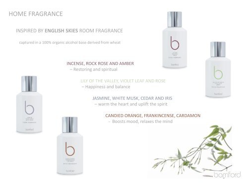 BAMFORD PRODUCT RANGES