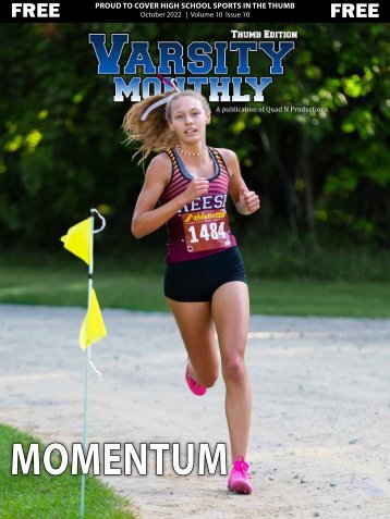 October 2022 Issue of Varsity Monthly Thumb Magazine