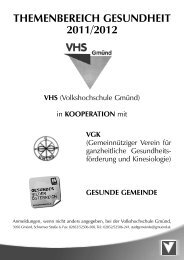 VGK-Programm (886 KB) - .PDF - Gmünd