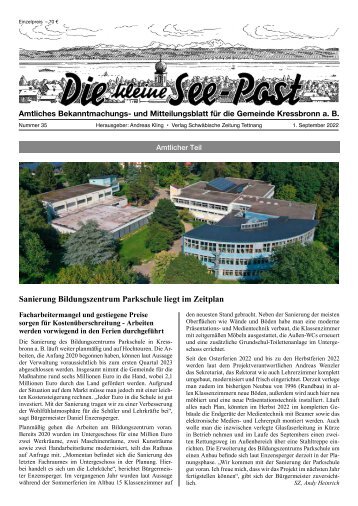 Die kleine See-Post 01.09.2022
