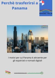 Residenza a Panama e i Motivi per averla