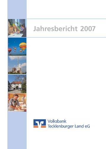 gekürzte Wiedergabe - Volksbank Tecklenburger Land eG