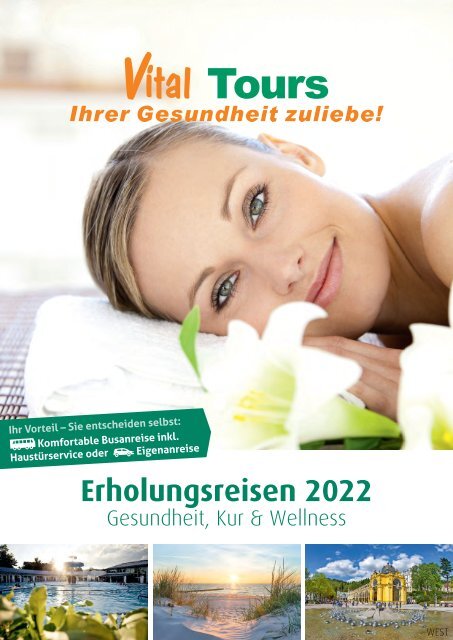 Vital Tours Erholungsreisen 2022 West