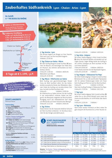 Vital Tours Flusskreuzfahrten & Seereisen 2022