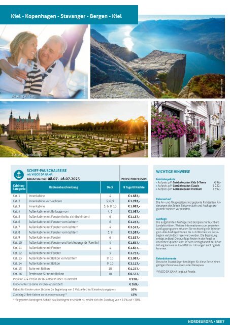 Vital Tours Flusskreuzfahrten & Seereisen 2023