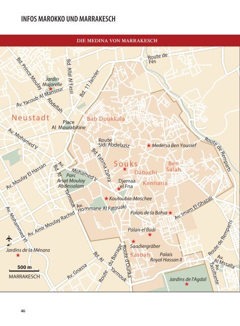 Marrakesch-Broschüre