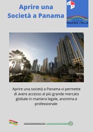 Aprire una società di Panama come e perchè