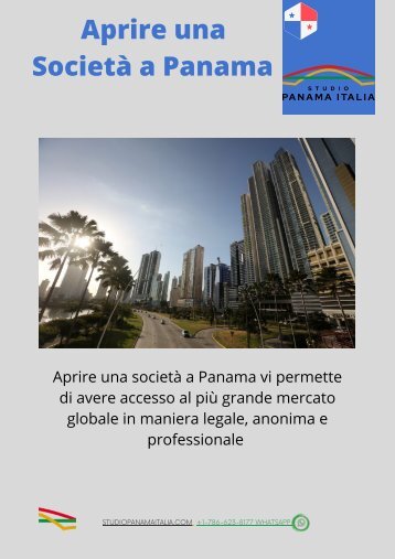 Aprire una società di Panama come e perchè