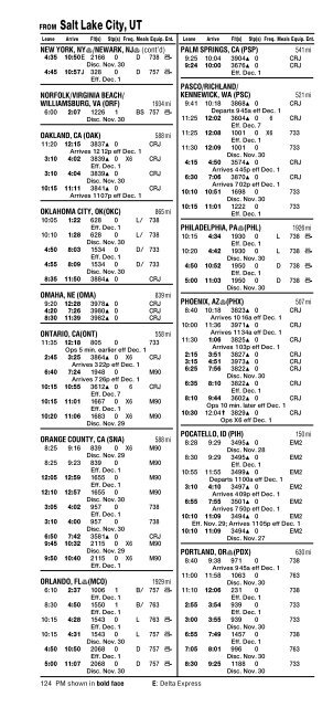 Delta Worldwide Timetable - AirTimes