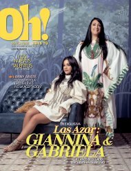 Oh! Magazine Portada Giannina & Gabriela 