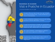 Come fare la residenza in Ecuador per Italiani