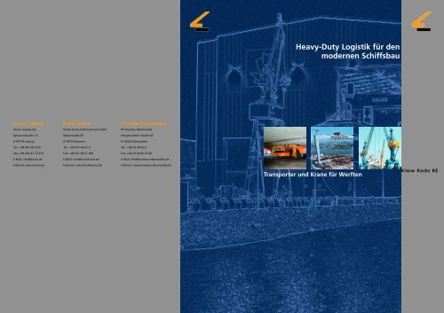 Heavy-Duty Logistik für den modernen Schiffsbau - Kirow Leipzig AG