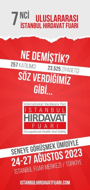 Uluslararası İstanbul Hırdavat Fuarı 2022 Kapanış Raporu