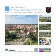 Informationsbroschüre Stadt Zerbst/Anhalt 2023