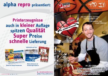 7xÜ/HP, 20 Anwnd. ab € 175 - Paderborn Baskets