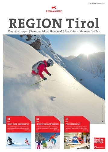 Region Tirol – Ausgabe Oktober 2022
