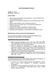 DIST RECRUITMENT PROFILE Profile: ICT Officer Post ... - UNHCR