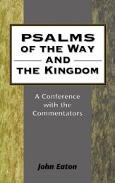 Psalms of the Way and the Kingdom - Collection Point® | The Total ...