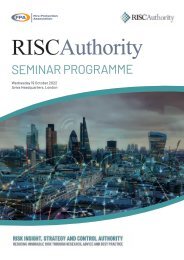 RISCAuthority Seminar Programme 2022