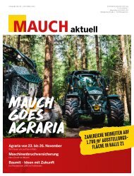 MAUCH aktuell Eben | Ausgabe Nr. 95 | Oktober 2022