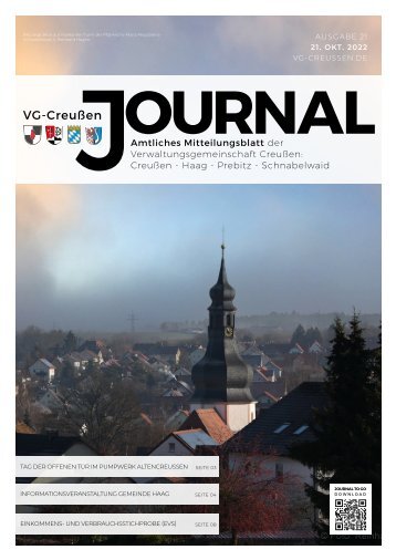 Creussen Journal - Ausgabe 21.10.2022