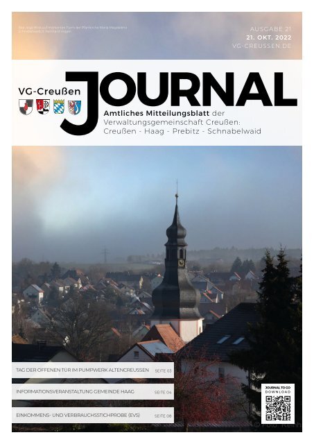 Creussen Journal - Ausgabe 21.10.2022