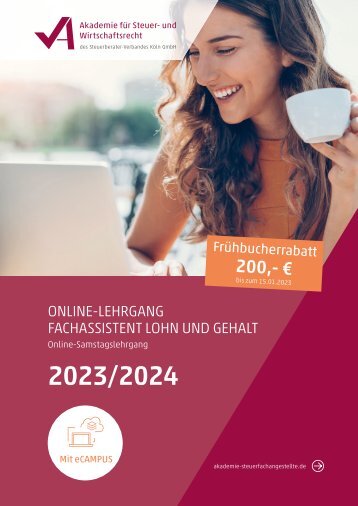 Online-Lehrgang - Fachassistent Lohn- und Gehalt